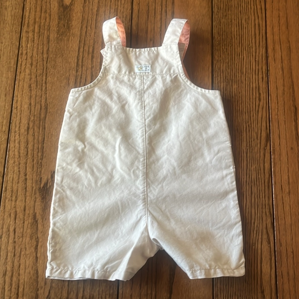 Jack and Jane Cream and Orange Overalls - Picture 7 of 8